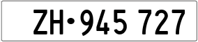 Truck License Plate